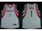 NBA Revolution 30 Houston Rockets #1 Trevor Ariza White Road Stitched Jerseys