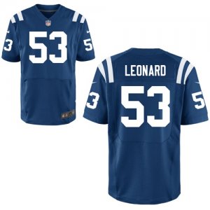 Nike Colts #53 Darius Leonard Blue Elite Jersey