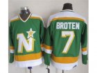 NHL Dallas Stars #7 Neal Broten Stitched Green CCM Throwback Jerseys