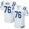 Mens Nike Indianapolis Colts #76 Joe Reitz Elite White NFL Jersey