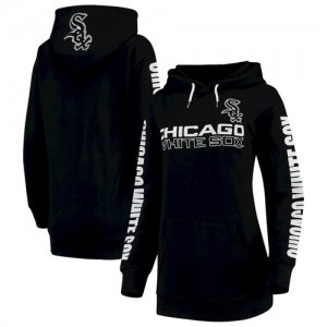 Chicago White Sox G III 4Her by Carl Banks Women\'s Extra Innings Pullover Hoodie Black
