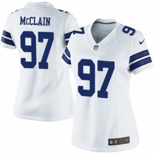 Women\'s Nike Dallas Cowboys #97 Terrell McClain Limited White NFL Jersey