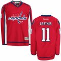 Mens Reebok Washington Capitals #11 Mike Gartner Premier Red Home NHL Jersey