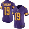 Women's Nike Minnesota Vikings #19 Adam Thielen Limited Purple Rush NFL Jersey