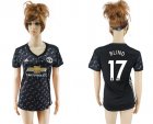 2017-18 Manchester United 17 BLIND Away Women Soccer Jersey