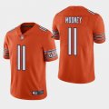 Mens Chicago Bears #11 Darnell Mooney Orange 2020 Draft Vapor Limited
