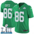 Nike Eagles #86 Zach Ertz Green 2018 Super Bowl LII Vapor Untouchable Limited Jersey