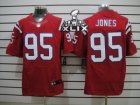 2015 Super Bowl XLIX Nike NFL New England Patriots #95 Jones Red Jerseys(Elite)