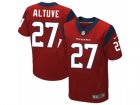 Mens Nike Houston Texans #27 Jose Altuve Elite Red Alternate NFL Jersey