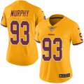 Women's Nike Washington Redskins #93 Trent Murphy Limited Gold Rush NFL Jersey
