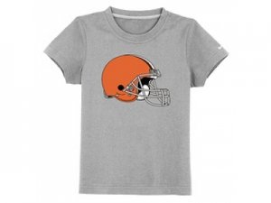 nike cleveland browns sideline legend authentic logo youth T-Shirt lt.grey