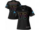 Women Nike Detroit Lions #73 Greg Robinson Game Black Fashion NFL Jersey