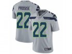 Mens Nike Seattle Seahawks #22 C. J. Prosise Vapor Untouchable Limited Grey Alternate NFL Jersey