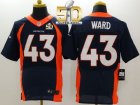 Nike Denver Broncos #43 T.J. Ward Navy Blue Alternate Super Bowl 50 Men Stitched NFL New Elite Jersey