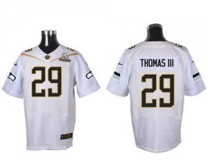 2016 Pro Bowl Nike Seattle Seahawks #29 Earl Thomas III white jerseys(Elite)