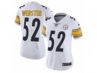 Women Nike Pittsburgh Steelers #52 Mike Webster Vapor Untouchable Limited White NFL Jersey