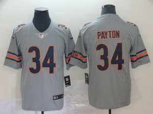 Nike Bears #34 Walter Payton Gray Inverted Legend Limited Jersey