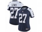 Women Nike Dallas Cowboys #27 Jourdan Lewis Vapor Untouchable Limited Navy Blue Throwback Alternate NFL Jersey