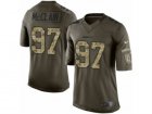 Mens Nike Washington Redskins #97 Terrell McClain Limited Green Salute to Service NFL Jersey