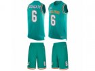 Nike Miami Dolphins #6 Brandon Doughty Limited Aqua Green Tank Top Suit NFL Jersey