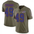 Nike Bills #49 Tremaine Edmunds Olive Salute To Service Limited Jersey