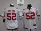 2013 Super Bowl XLVII Youth NEW NFL jersey San Francisco 49ers #52 Patrick Willis White( Youth NEW)