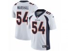Mens Nike Denver Broncos #54 Brandon Marshall Vapor Untouchable Limited White NFL Jersey