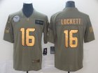 Nike Seahawks #16 Tyler Lockett 2019 Olive Gold Salute To Service Limited Jersey