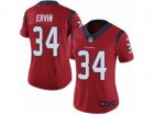 Women Nike Houston Texans #34 Tyler Ervin Vapor Untouchable Limited Red Alternate NFL Jersey