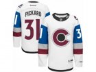 Mens Reebok Colorado Avalanche #31 Calvin Pickard Authentic White 2016 Stadium Series NHL Jersey