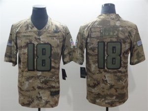 Nike Falcons #18 Calvin Ridley Camo Salute To Service Limited Jersey