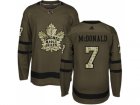 Adidas Toronto Maple Leafs #7 Lanny McDonald Green Salute to Service Stitched NHL Jersey