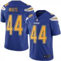 Nike Chargers #44 Kyzir White Royal Color Rush Limited Jersey