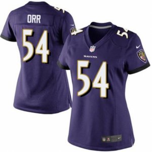 Women\'s Nike Baltimore Ravens #54 Zach Orr Limited Purple Team Color NFL Jersey