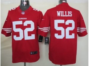Nike NFL San Francisco 49ers #52 Patrick Willis Red jerseys(Limited)