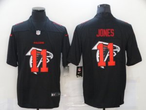 Men\'s Atlanta Falcons #11 Julio Jones Black 2020 Shadow Logo Vapor