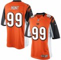 Men's Nike Cincinnati Bengals #99 Margus Hunt Limited Orange Alternate NFL Jersey