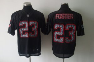 nfl houston texans #23 foster black[united sideline]