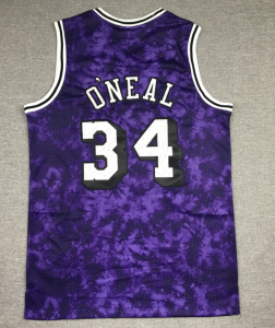 Lakers #34 O\'Neal Purple Nike Swingman Jersey