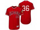 Mens Los Angeles Angels Of Anaheim #36 Jered Weaver 2017 Spring Training Flex Base Authentic Collection Stitched Baseball Jersey