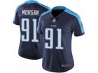 Women Nike Tennessee Titans #91 Derrick Morgan Vapor Untouchable Limited Navy Blue Alternate NFL Jersey