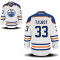 Mens Edmonton Oilers #33 Cam Talbot White Away NHL Jersey