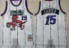 Raptors #15 Vince Cater White 1998-99 Hardwood Classics Jersey