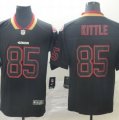 Nike 49ers #85 George Kittle Black Shadow Legend Limited Jersey