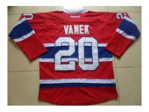 nhl jerseys montreal canadiens #20 vanek red