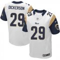 Nike Rams #29 Eric Dickerson White Elite Jersey