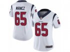 Women Nike Houston Texans #65 Greg Mancz Vapor Untouchable Limited White NFL Jersey