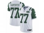 Mens Nike New York Jets #77 James Carpenter Vapor Untouchable Limited White NFL Jersey