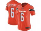 Women Nike Cleveland Browns #6 Cody Kessler Vapor Untouchable Limited Orange Alternate NFL Jersey