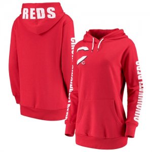 Cincinnati Reds G III 4Her by Carl Banks Women\'s 12th Inning Pullover Hoodie Red